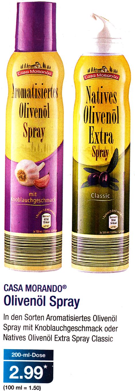 Olivenöl-Spray