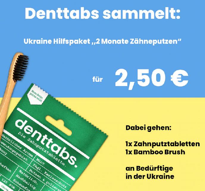 Ukraine-Hilfspaket von Denttabs