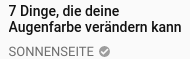 Deutsch für Anfänger: 7 Dinge, die deine Augenfarbe verändern kann