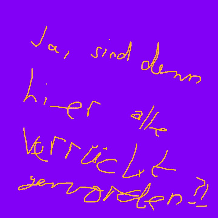 Bild: Verrückt geworden